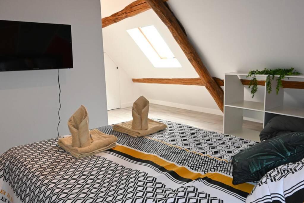 Travel Appartement 10Mn Aeroport Cdg Villeneuve-sous-Dammartin Buitenkant foto